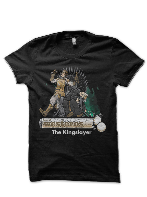 The Kingslayer Black Half Sleeve T-Shirt Hoodie, Sweatshirt | CoreVibeTees.com