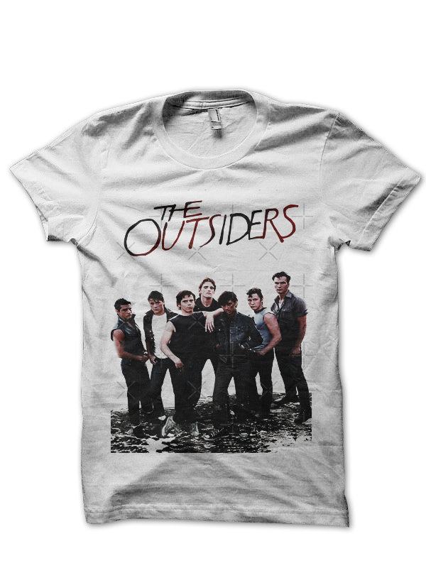The Outsiders Half Sleeve White T-Shirt Hoodie, Sweatshirt | CoreVibeTees.com