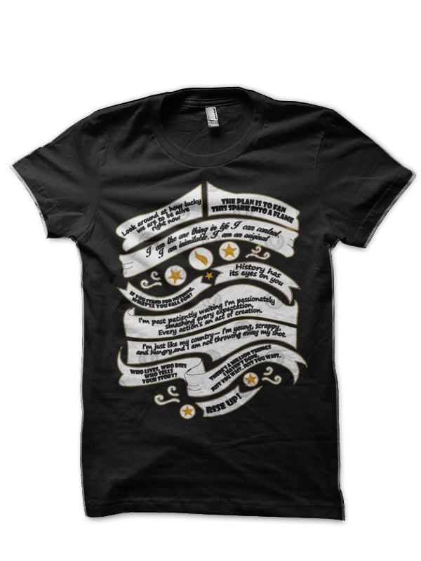 Hamilton Musical Quote T-Shirt Hoodie, Sweatshirt | CoreVibeTees.com