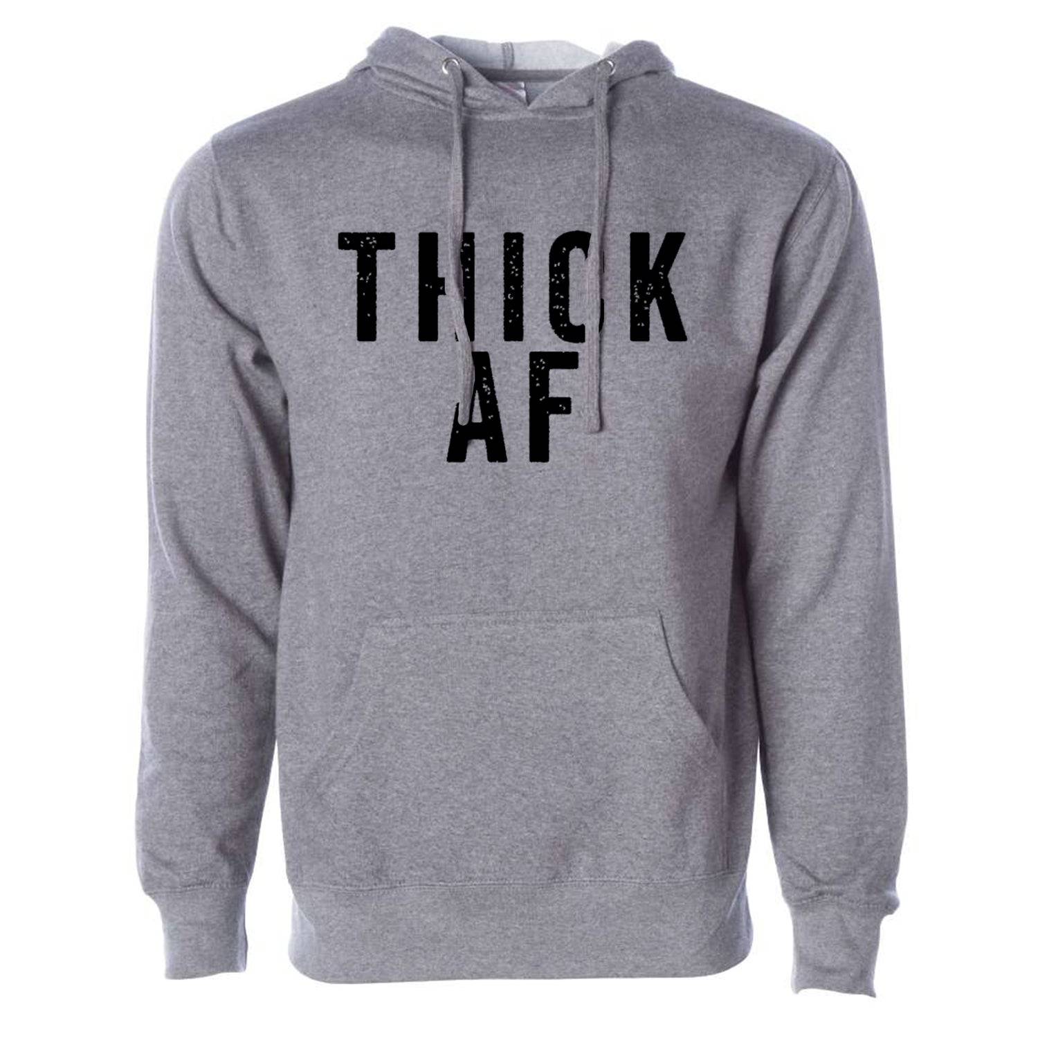 THICK AF MEN'S MIDWEIGHT FLEECE LINED HOODIE T-Shirts, Sweatshirt | CoreVibeTees.com (Image 2)