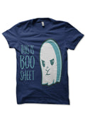 This Is Boo Sheet Navy Blue Half Sleeve T-Shirt Hoodie, Sweatshirt | CoreVibeTees.com