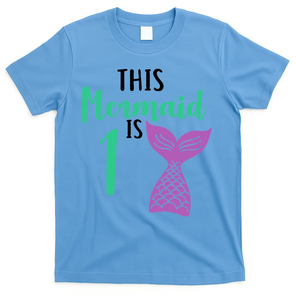 This Mermaid Is 1 Years Old Birthday T-Shirt Hoodie, Sweatshirt | CoreVibeTees.com