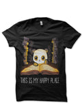 This Is My Happy Place Black Half Sleeve T-Shirt Hoodie, Sweatshirt | CoreVibeTees.com