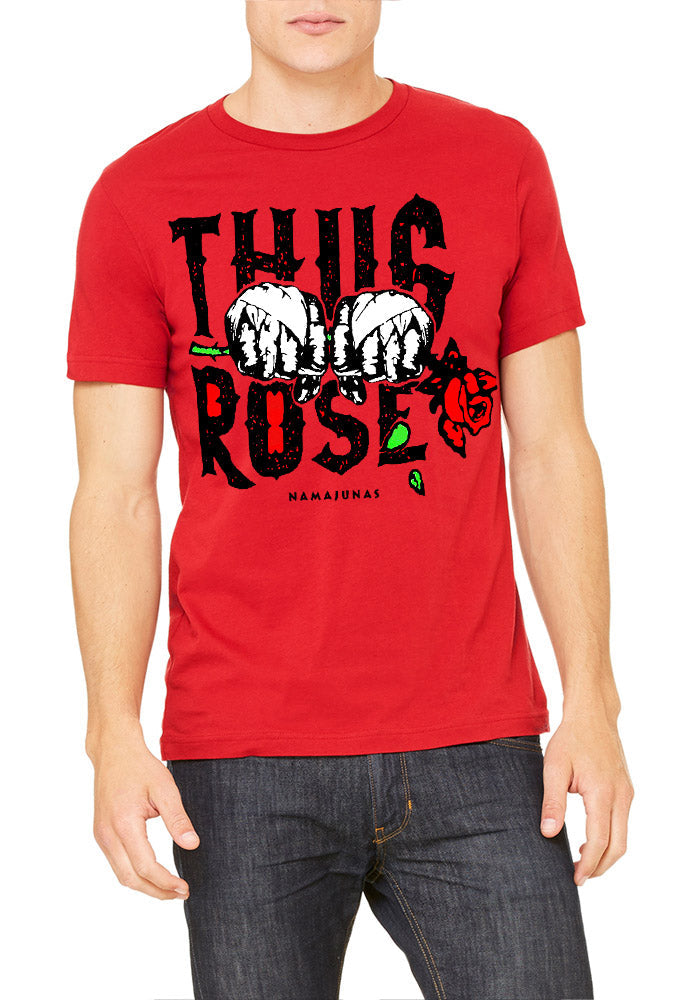 Thug Rose UFC Red T-Shirt Hoodie, Sweatshirt | CoreVibeTees.com