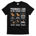 Things I Do In My Spare Time Capybara Funny Capybaras Rodent T-Shirt Hoodie, Sweatshirt | CoreVibeTees.com