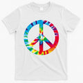 Tie Dye Peace Sign T-Shirt Hoodie, Sweatshirt | CoreVibeTees.com