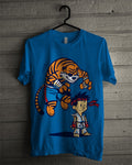 Tiger & Kid Blue Tee Style001 Hoodie, Sweatshirt | CoreVibeTees.com