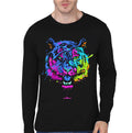 Tiger Black Full Sleeve T-Shirt Hoodie, Sweatshirt | CoreVibeTees.com