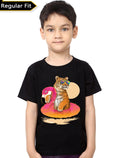 Chilling Tiger Kids T-Shirt Hoodie, Sweatshirt | CoreVibeTees.com