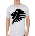 Lion Grey Printed T-Shirt Hoodie, Sweatshirt | CoreVibeTees.com
