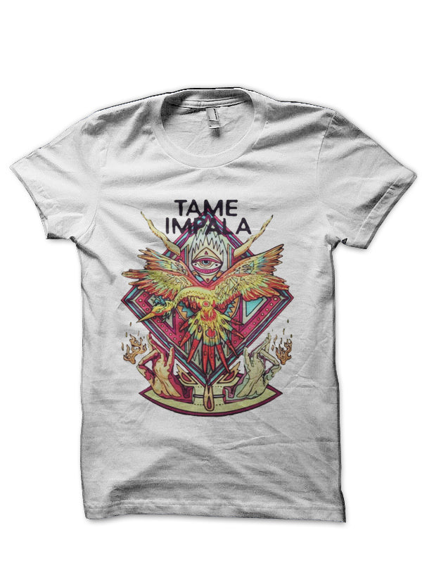 Tame Impala White T-Shirt Style001 Hoodie, Sweatshirt | CoreVibeTees.com