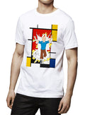 Tintin Mondrian Half Sleeve White T-Shirt Hoodie, Sweatshirt | CoreVibeTees.com