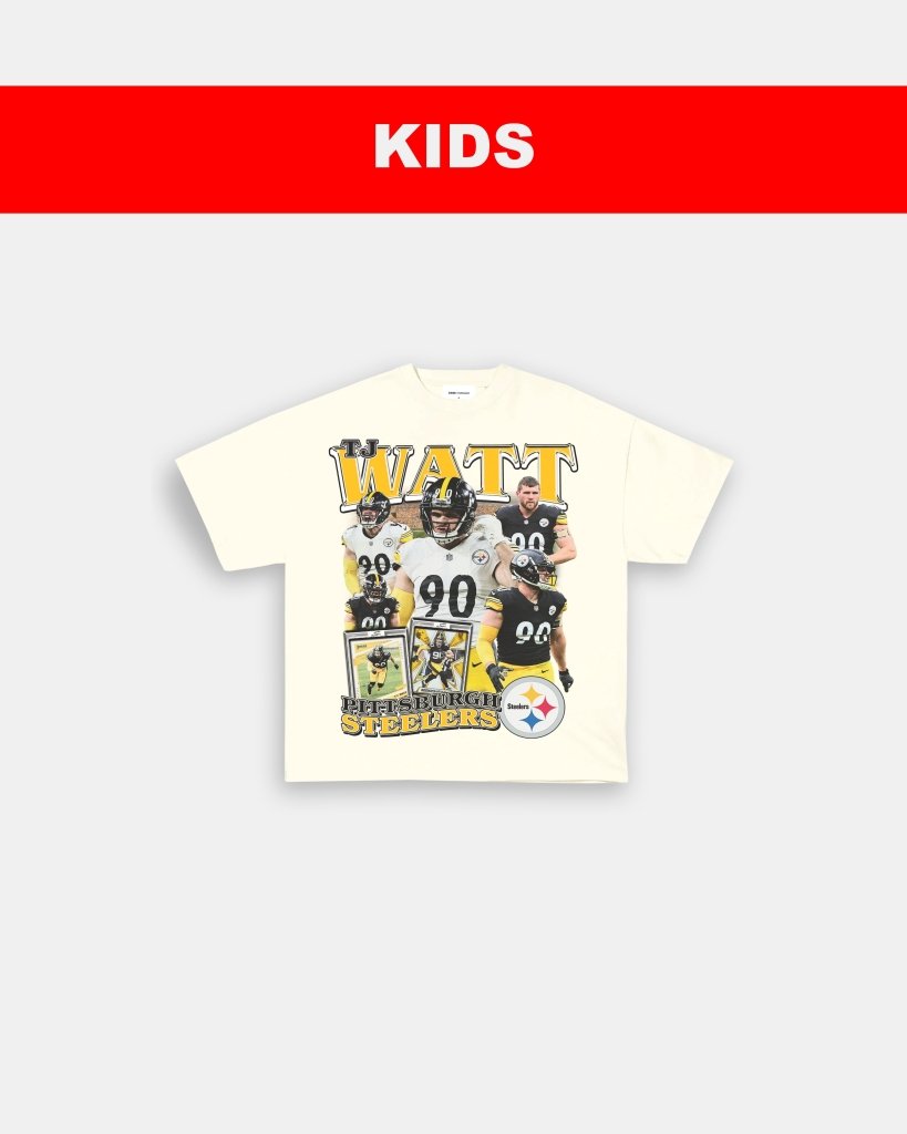 TJ WATT - KIDS TEE Hoodie, Sweatshirt | CoreVibeTees.com (Image 4)