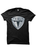 Tesla Logo Black T-Shirt Hoodie, Sweatshirt | CoreVibeTees.com