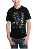 Ninja Robots Samurai Black T-Shirt Hoodie, Sweatshirt | CoreVibeTees.com