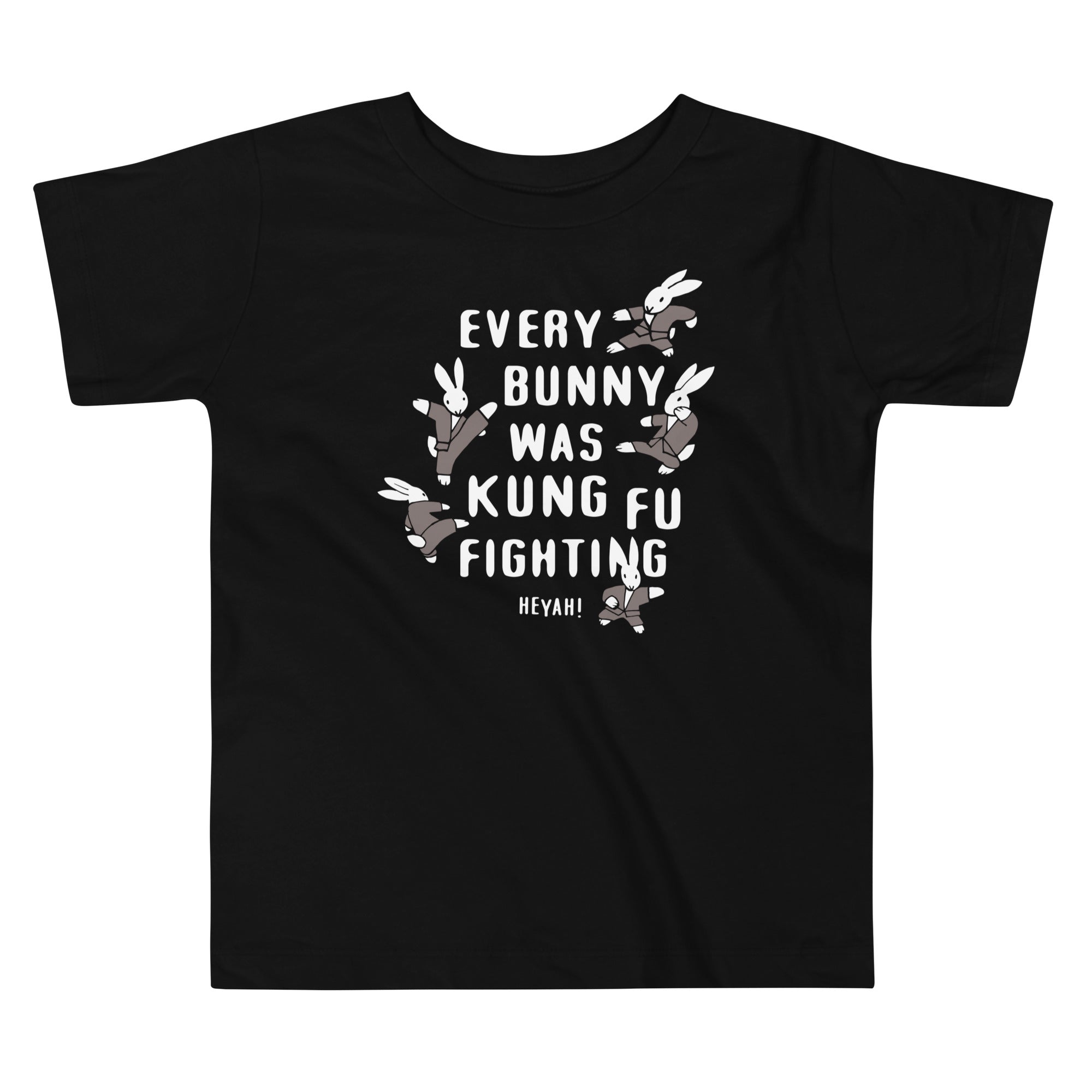 Every Bunny Was Kung Fu Fighting Kid's Toddler Tee Hoodie, Sweatshirt | CoreVibeTees.com (Image 2)