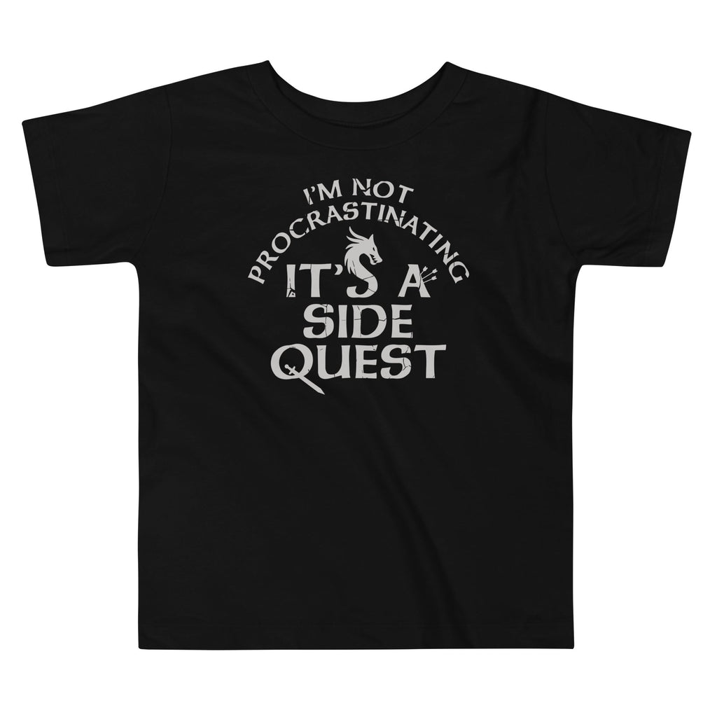 I'm Not Procrastinating, It's A Side Quest Kid's Toddler Tee Hoodie, Sweatshirt | CoreVibeTees.com