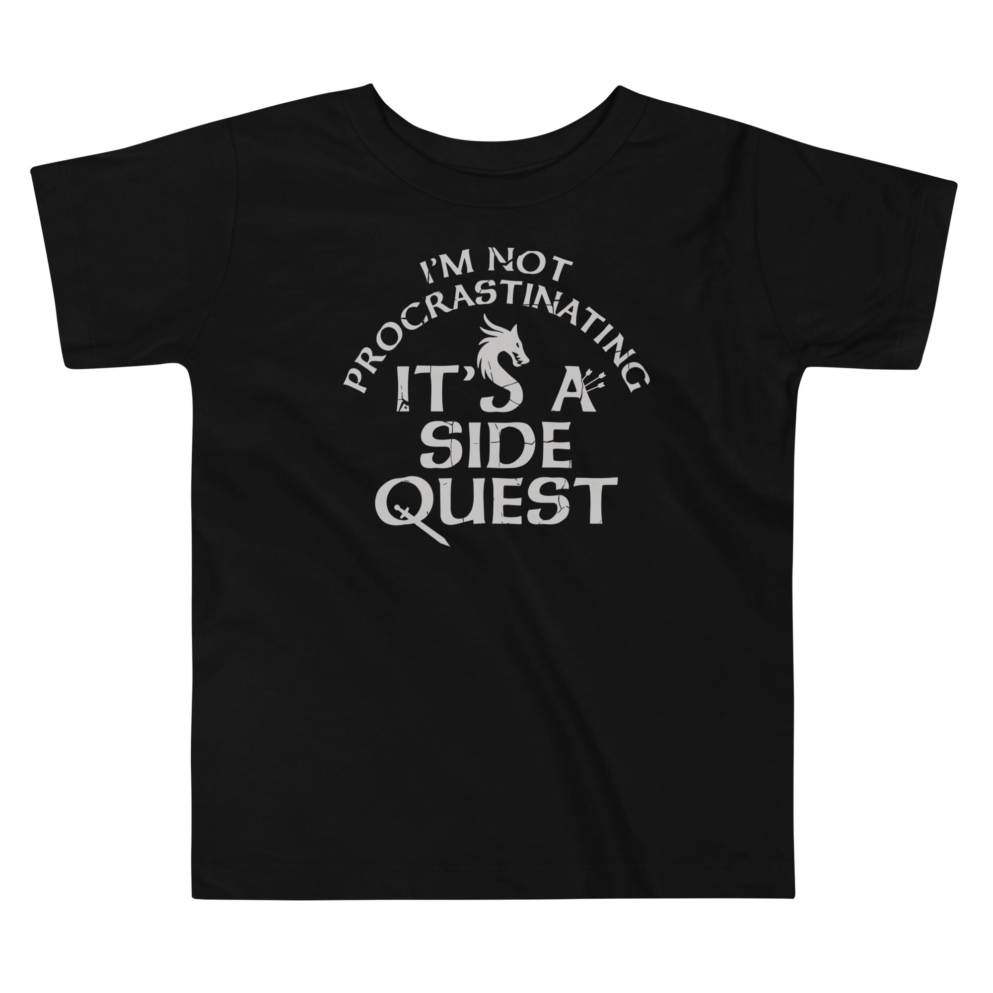 I'm Not Procrastinating, It's A Side Quest Kid's Toddler Tee Hoodie, Sweatshirt | CoreVibeTees.com