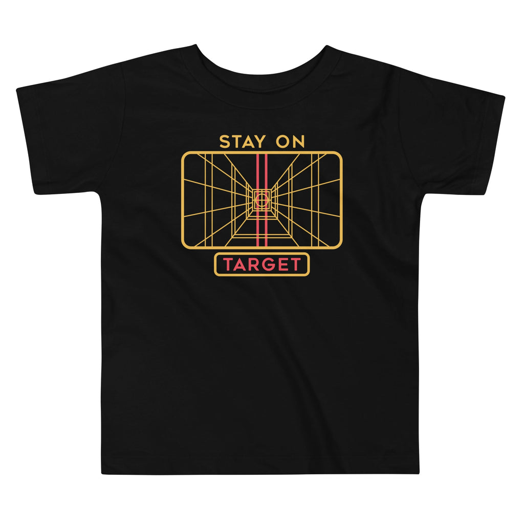 Stay On Target Kid's Toddler Tee Hoodie, Sweatshirt | CoreVibeTees.com (Image 1)