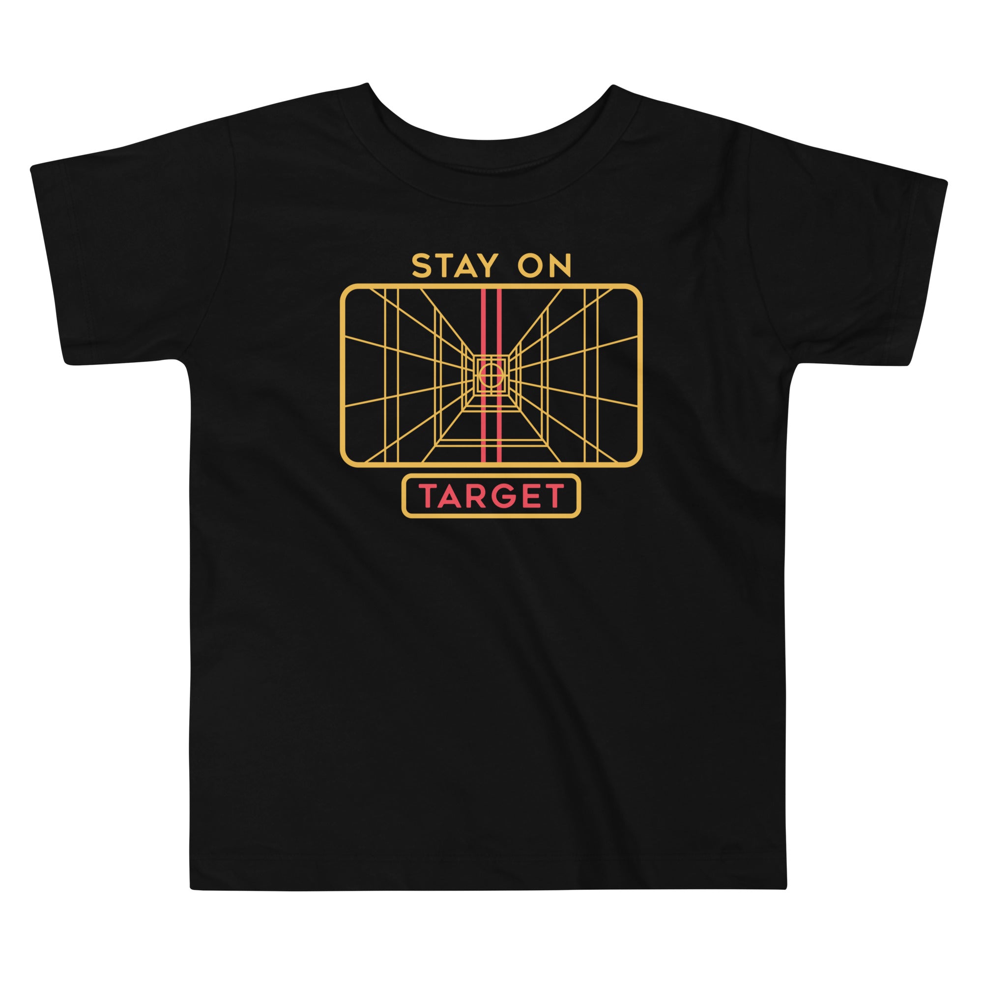 Stay On Target Kid's Toddler Tee Hoodie, Sweatshirt | CoreVibeTees.com (Image 1)