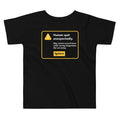 Human Quit Unexpectedly Kid's Toddler Tee Hoodie, Sweatshirt | CoreVibeTees.com (Image 1)