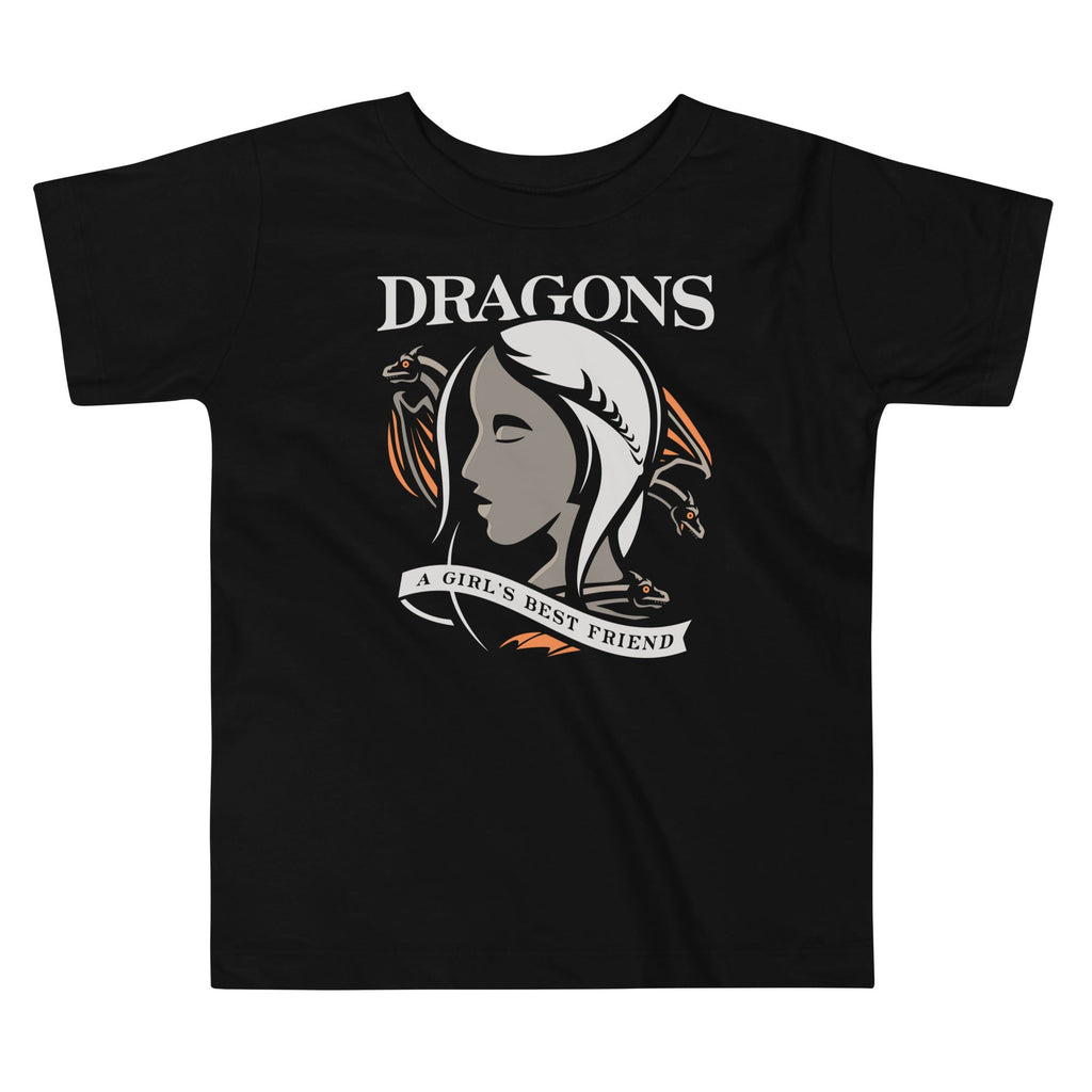 Dragons Are A Girl's Best Friend Kid's Toddler Tee Hoodie, Sweatshirt | CoreVibeTees.com