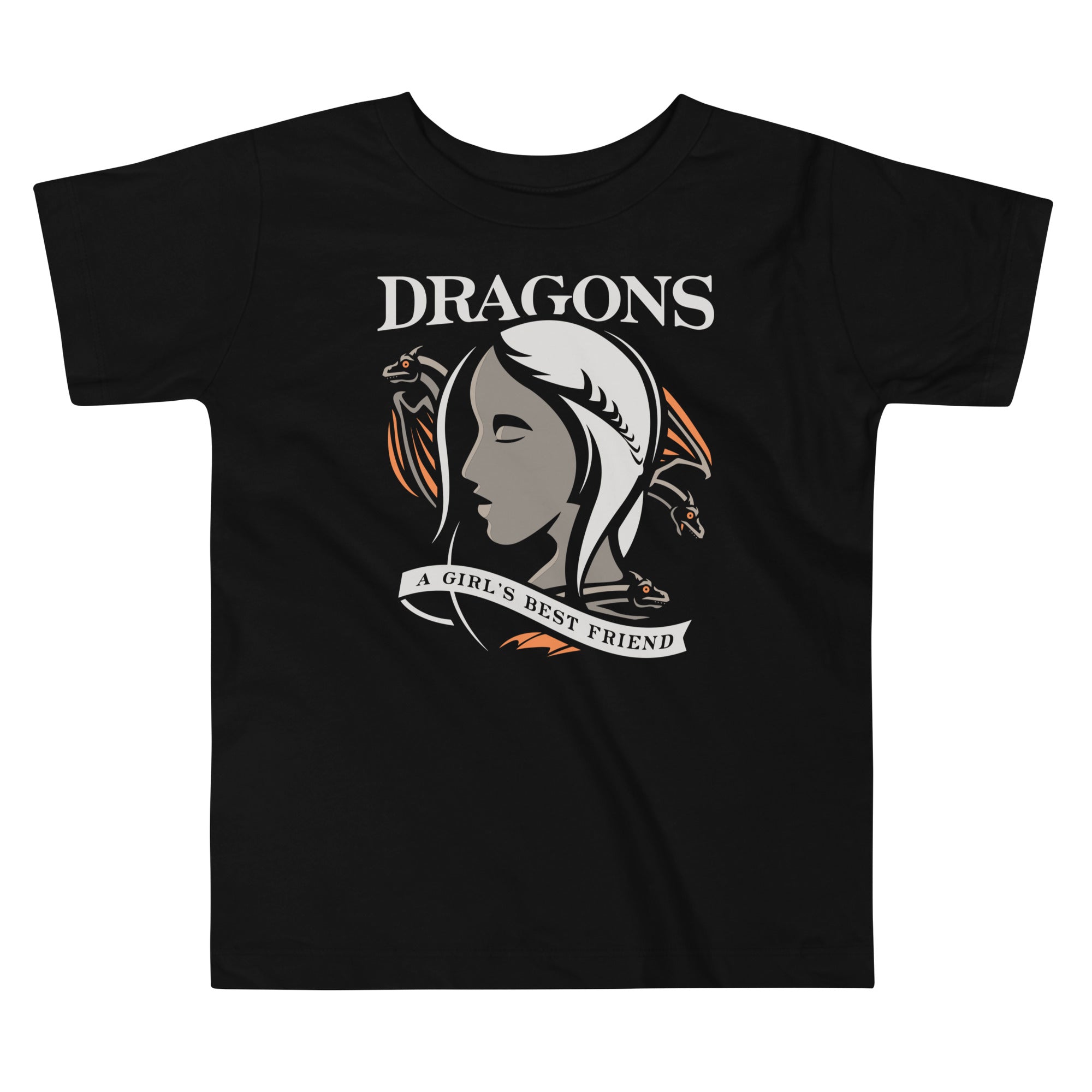 Dragons Are A Girl's Best Friend Kid's Toddler Tee Hoodie, Sweatshirt | CoreVibeTees.com