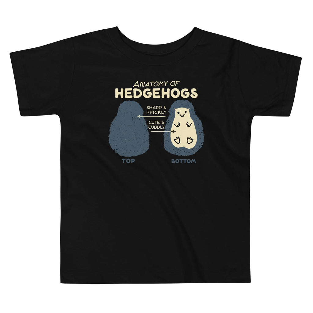 Anatomy Of Hedgehogs Kid's Toddler Tee Hoodie, Sweatshirt | CoreVibeTees.com (Image 1)