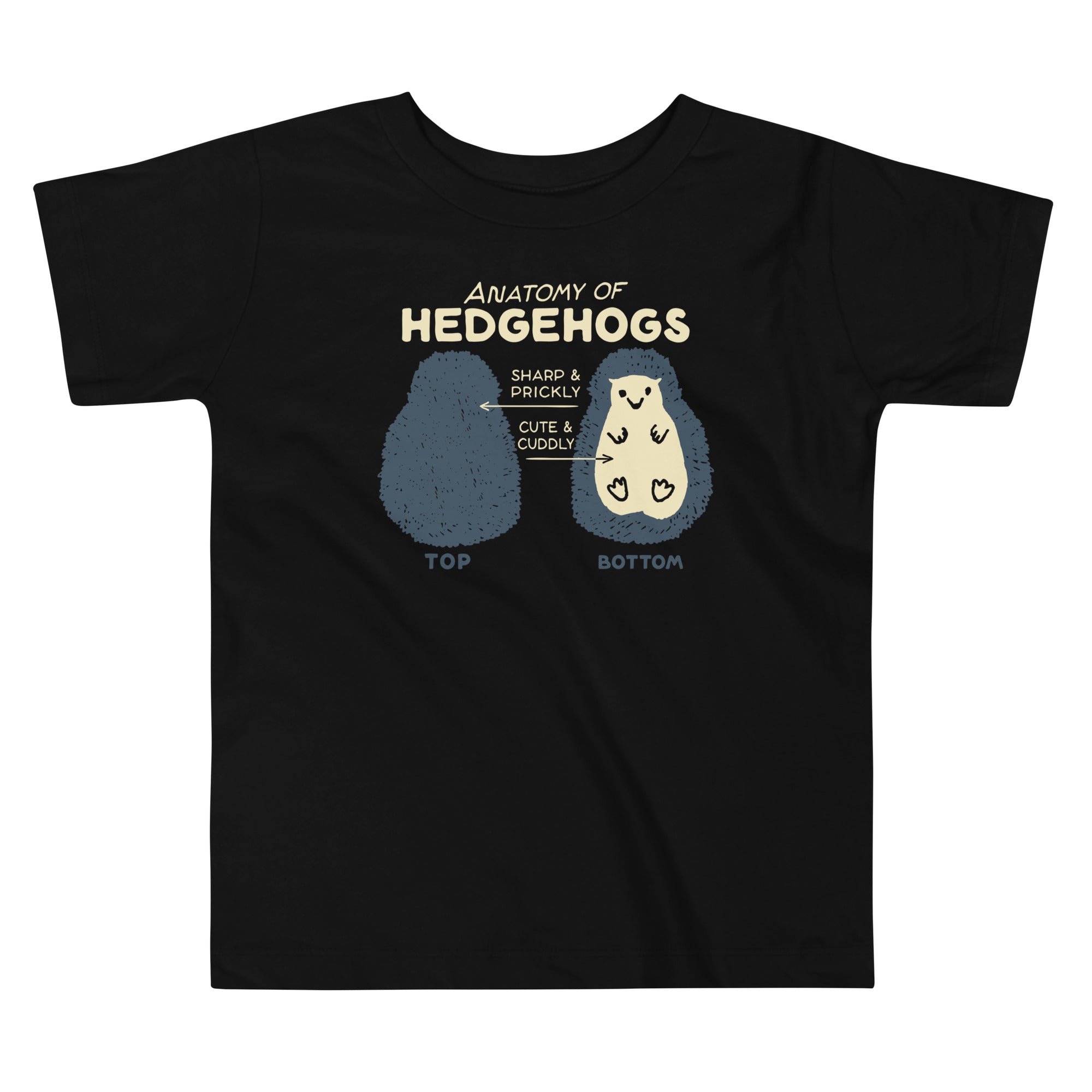 Anatomy Of Hedgehogs Kid's Toddler Tee Hoodie, Sweatshirt | CoreVibeTees.com (Image 1)
