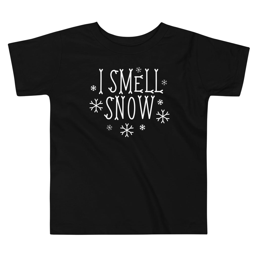 I Smell Snow Kid's Toddler Tee Hoodie, Sweatshirt | CoreVibeTees.com (Image 1)