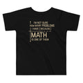 I'm Not Sure How Many Problems I Have Kid's Toddler Tee Hoodie, Sweatshirt | CoreVibeTees.com (Image 1)