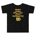 More Outsidey Than Outdoorsy Kid's Toddler Tee Hoodie, Sweatshirt | CoreVibeTees.com