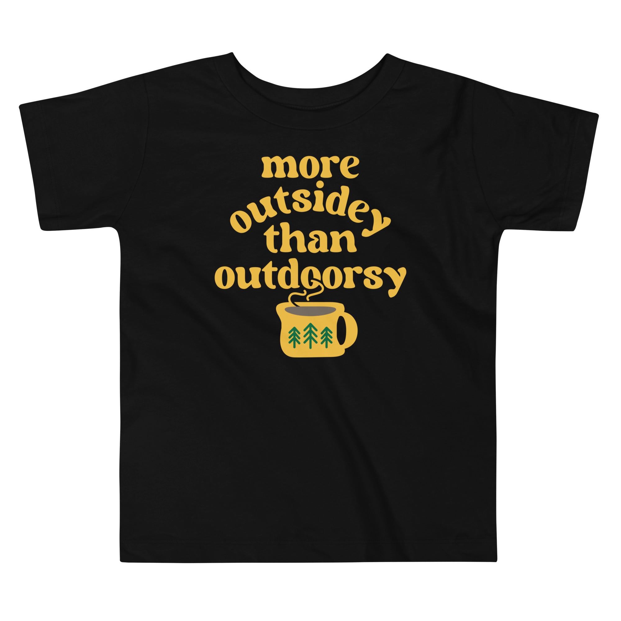 More Outsidey Than Outdoorsy Kid's Toddler Tee Hoodie, Sweatshirt | CoreVibeTees.com