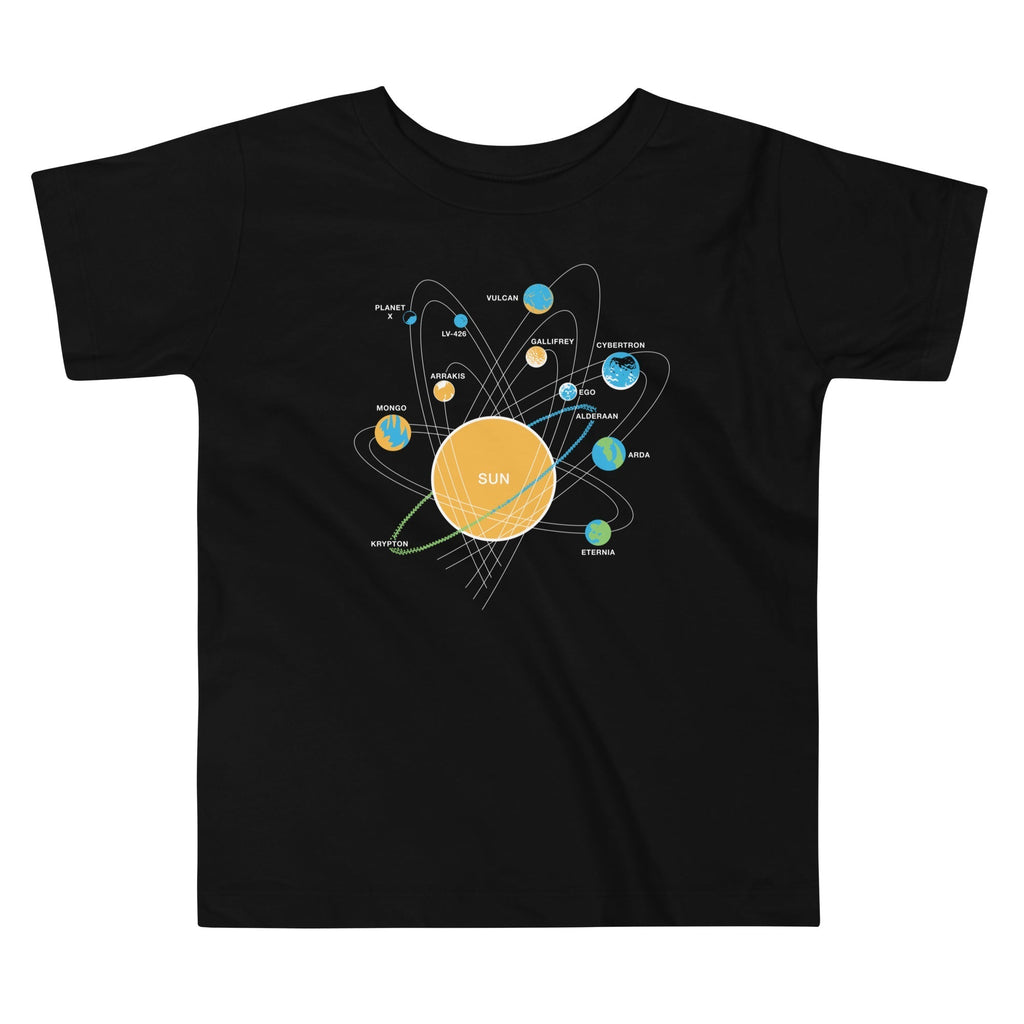 Solar System Kid's Toddler Tee Hoodie, Sweatshirt | CoreVibeTees.com