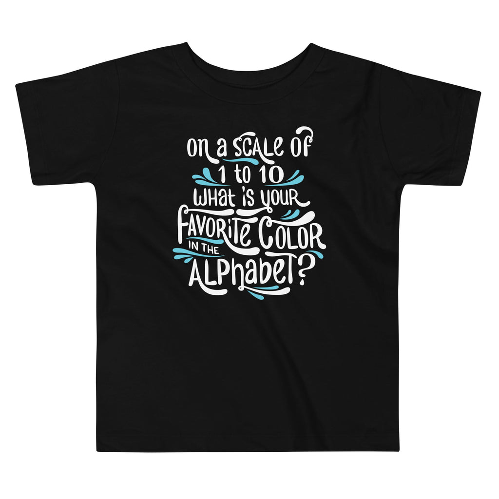 Favorite Color In The Alphabet Kid's Toddler Tee Hoodie, Sweatshirt | CoreVibeTees.com