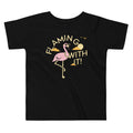 Flamingo With It Kid's Toddler Tee Hoodie, Sweatshirt | CoreVibeTees.com