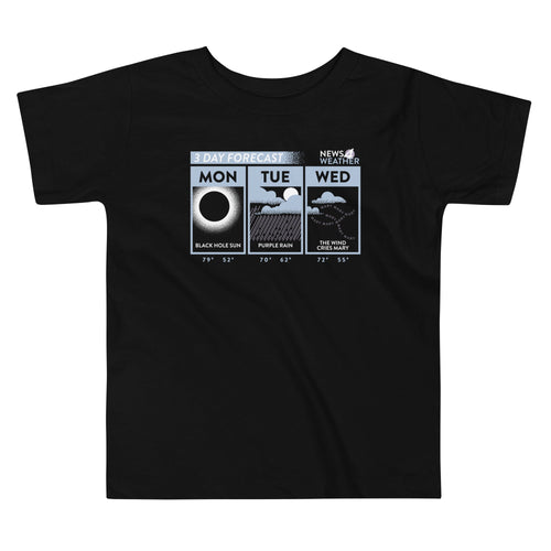 3 Day Forecast Kid's Toddler Tee Hoodie, Sweatshirt | CoreVibeTees.com