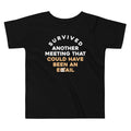 Survived Another Meeting Kid's Toddler Tee Hoodie, Sweatshirt | CoreVibeTees.com