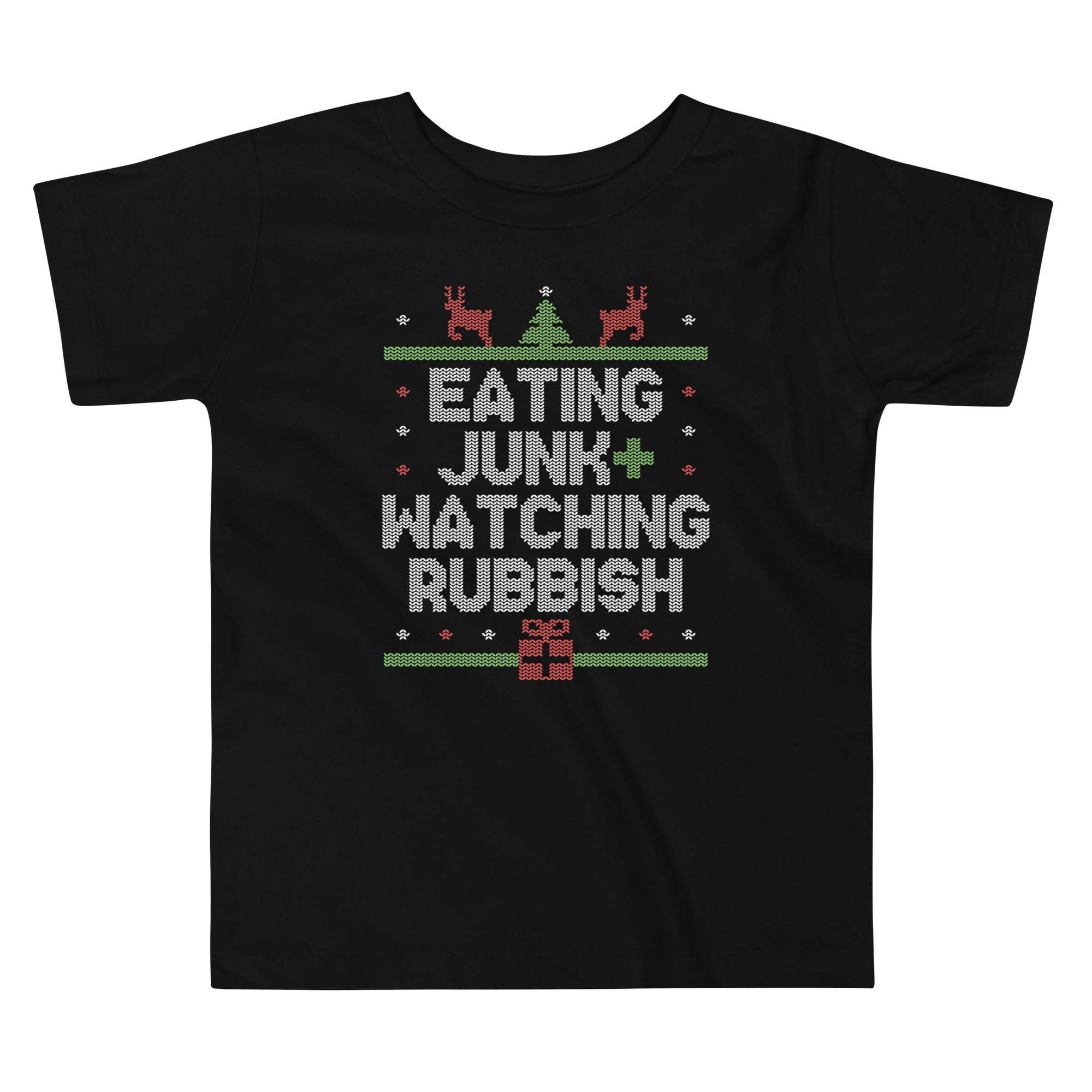 Eating Junk And Watching Rubbish Kid's Toddler Tee Hoodie, Sweatshirt | CoreVibeTees.com (Image 1)