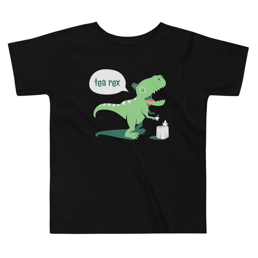 Tea Rex Kid's Toddler Tee Hoodie, Sweatshirt | CoreVibeTees.com (Image 3)