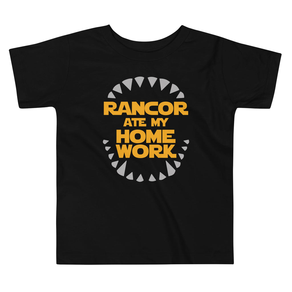 Rancor Ate My Homework Kid's Toddler Tee Hoodie, Sweatshirt | CoreVibeTees.com