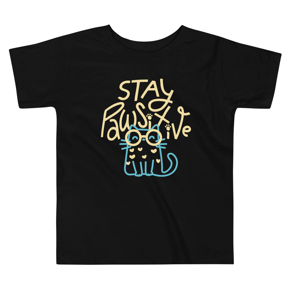 Stay Pawsitive Kid's Toddler Tee Hoodie, Sweatshirt | CoreVibeTees.com