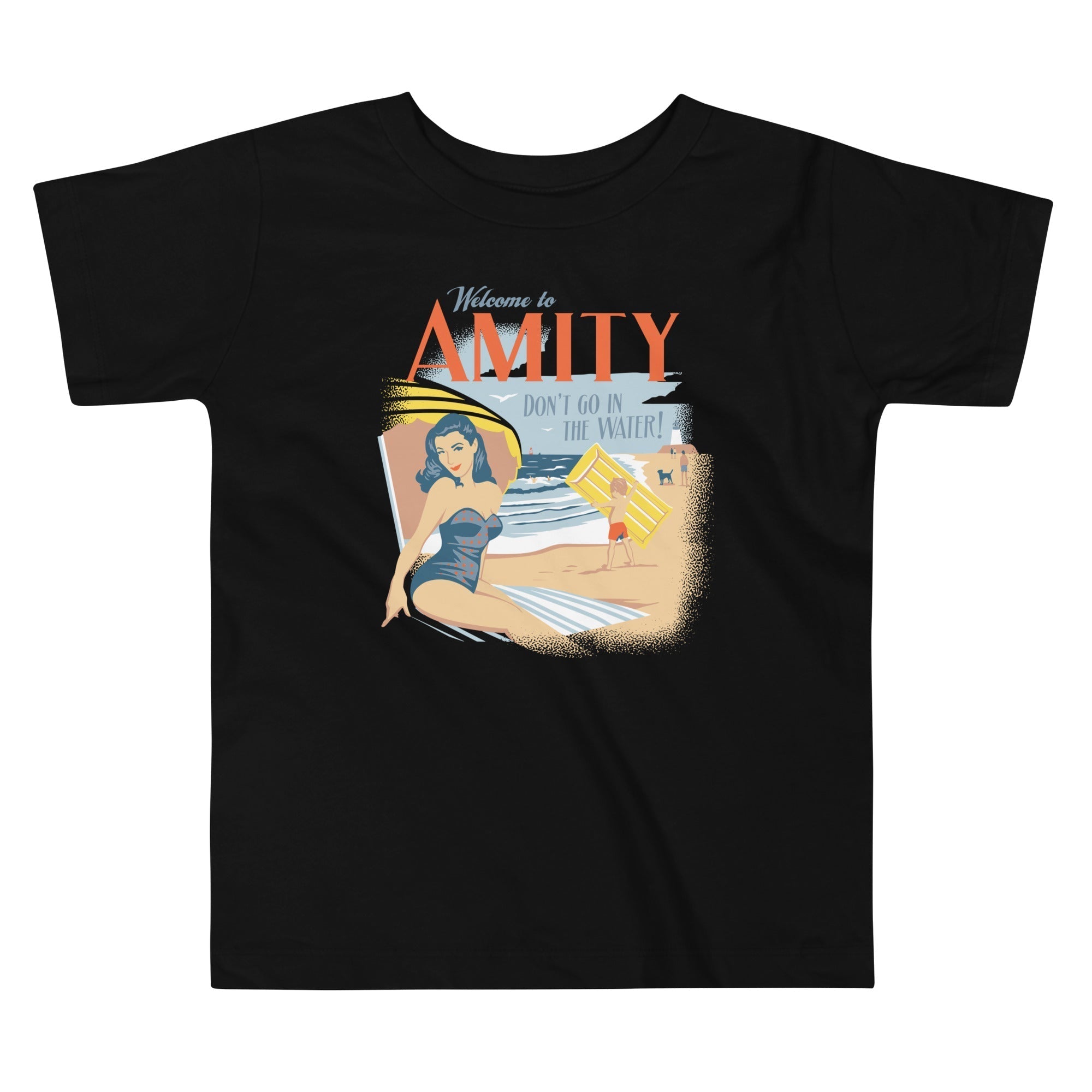 Welcome To Amity Kid's Toddler Tee Hoodie, Sweatshirt | CoreVibeTees.com (Image 3)