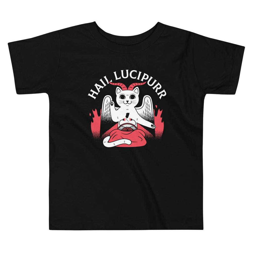 Hail Lucipurr Kid's Toddler Tee Hoodie, Sweatshirt | CoreVibeTees.com