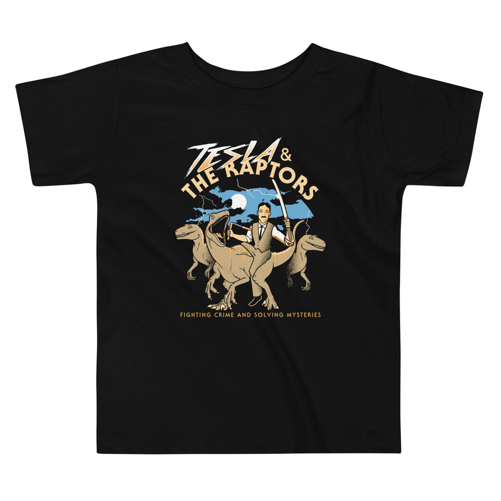 Tesla & The Raptors Kid's Toddler Tee Hoodie, Sweatshirt | CoreVibeTees.com