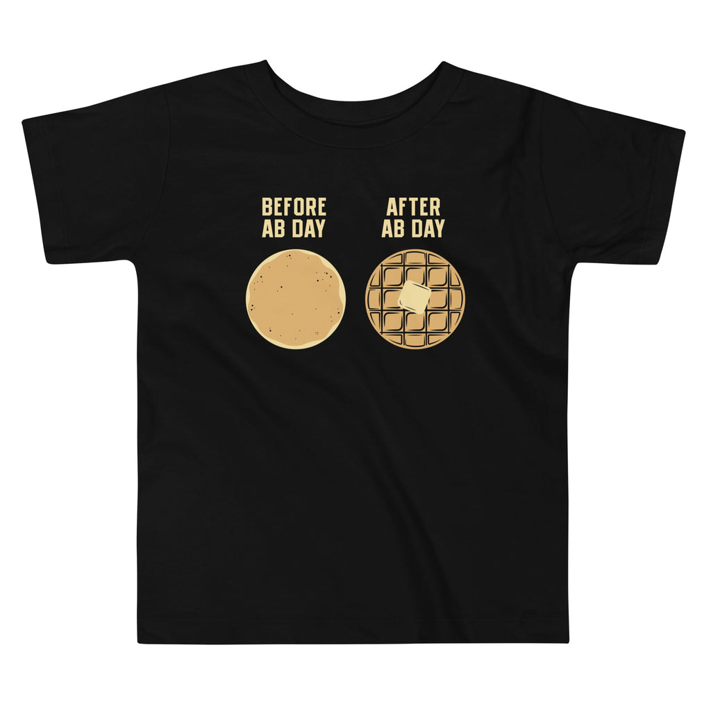 Before Ab Day After Ab Day Kid's Toddler Tee Hoodie, Sweatshirt | CoreVibeTees.com (Image 1)