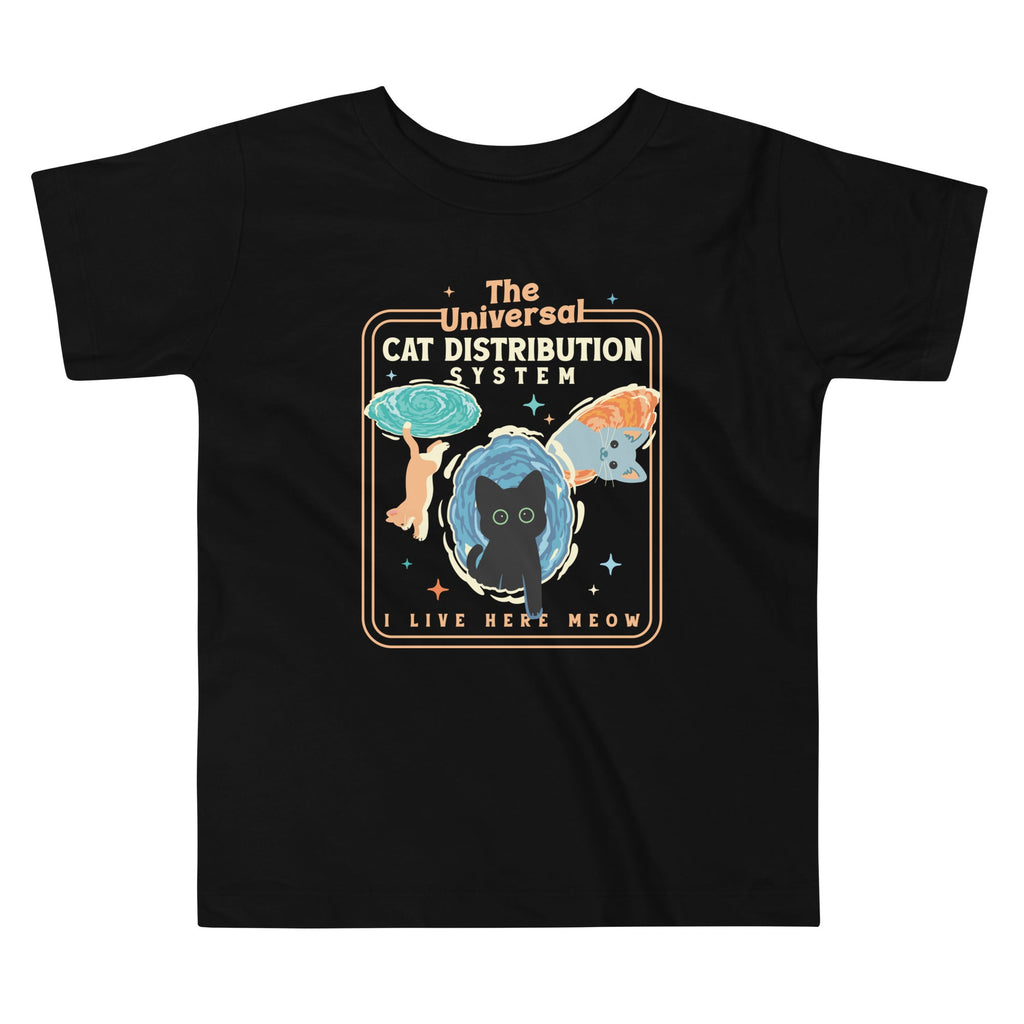 The Universal Cat Distribution System Kid's Toddler Tee Hoodie, Sweatshirt | CoreVibeTees.com
