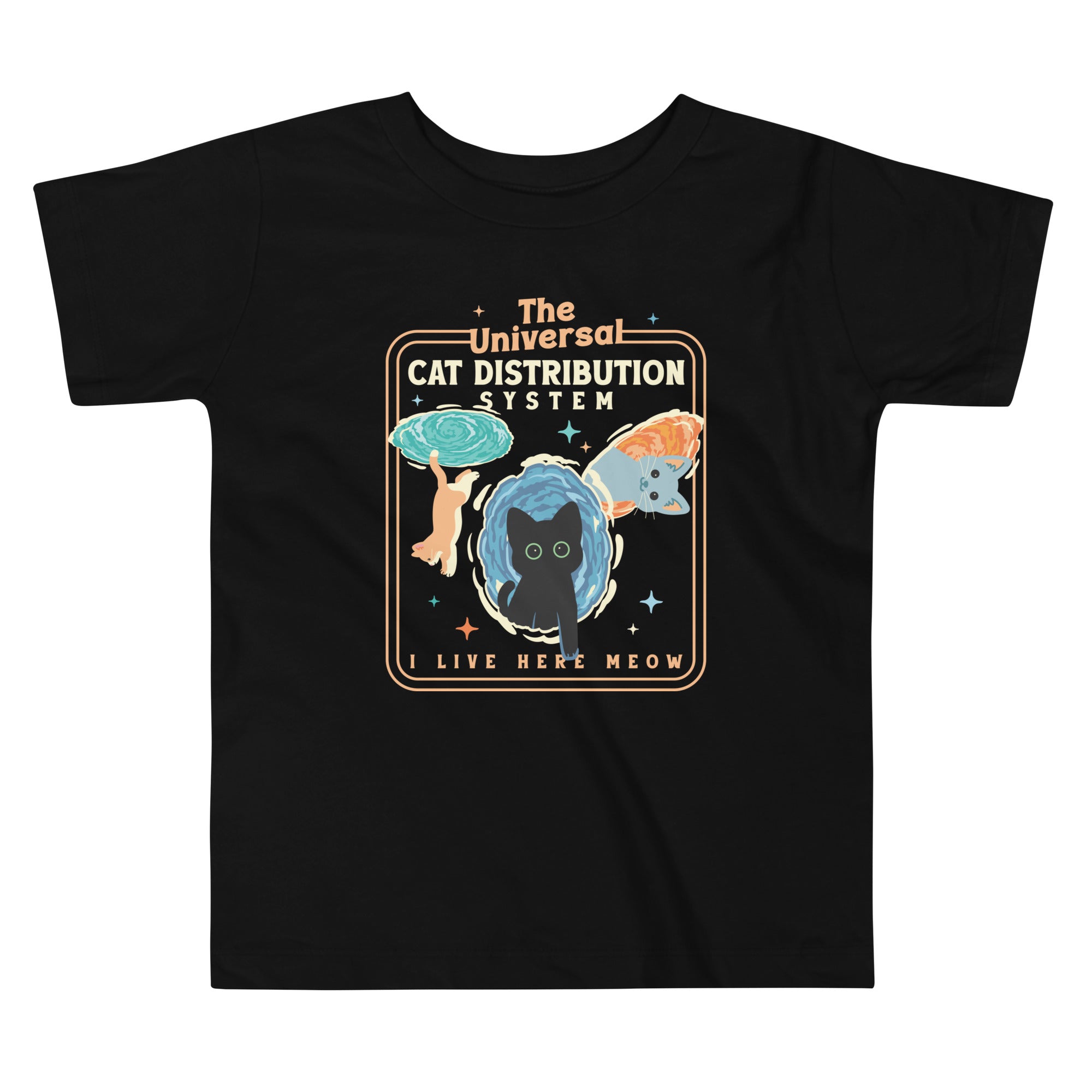 The Universal Cat Distribution System Kid's Toddler Tee Hoodie, Sweatshirt | CoreVibeTees.com