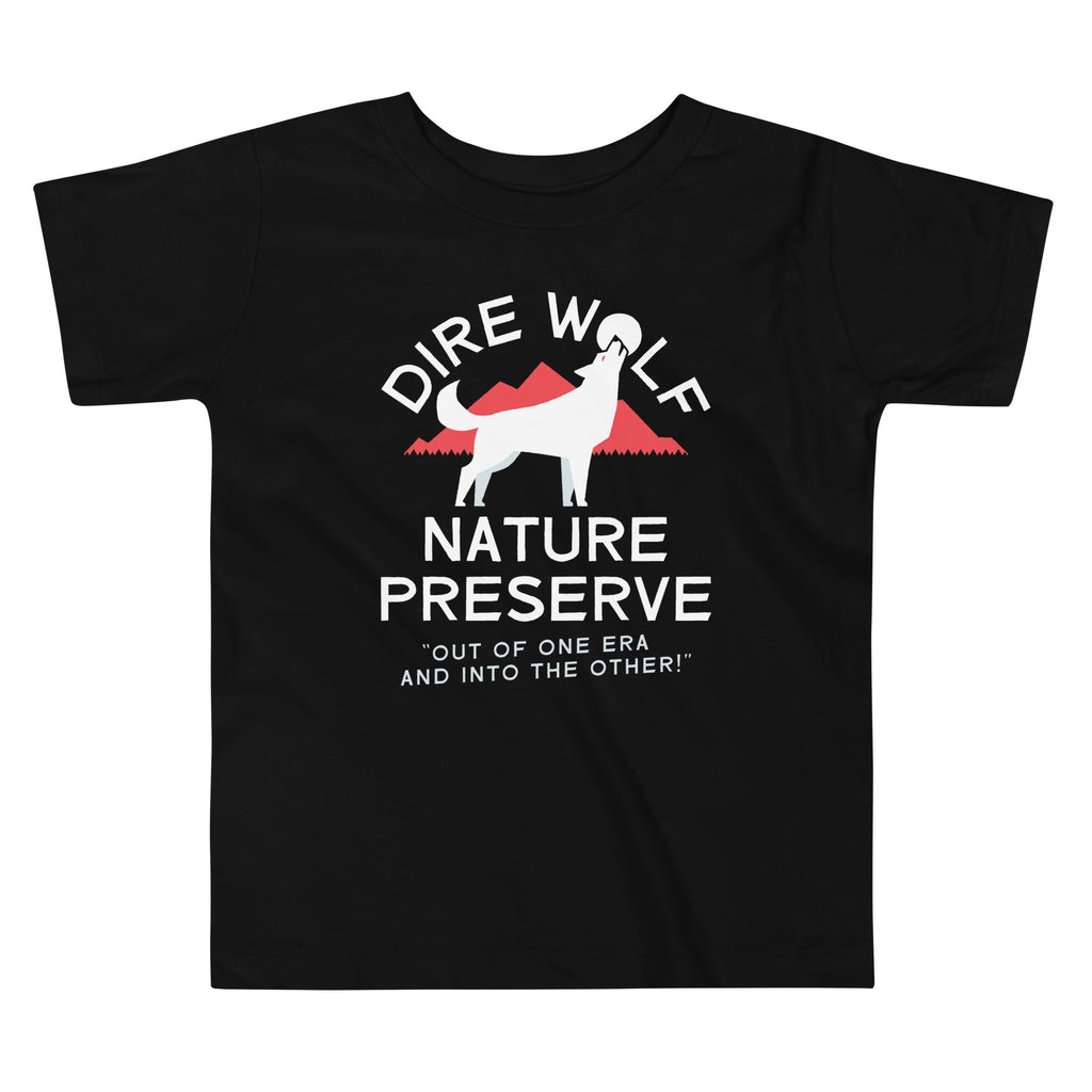 Dire Wolf Nature Preserve Kid's Toddler Tee Hoodie, Sweatshirt | CoreVibeTees.com (Image 2)