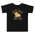 Keep Calm And Capy On Kid's Toddler Tee Hoodie, Sweatshirt | CoreVibeTees.com